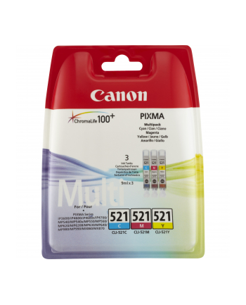 Tusz Canon BJ CLI-521 C/M/Y [2934B010]