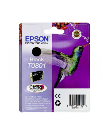 Tusz T0801 Black do EPSON P50/PX660/PX710W/PX810FW nr 1