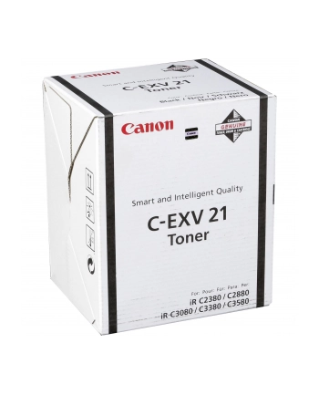 Toner Canon C-EXV 21 czarny (1szt. w opakowaniu) - 26.000 kopii [CF0452B002] nr 1