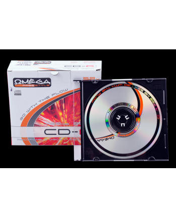 OMEGA CD-R 700MB 52X SLIM CASE*10 [56104]