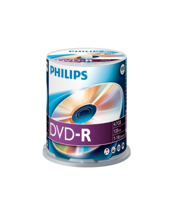 PHILIPS DVD-R 4,7GB 16X CAKE*100  DM4S6B00F/00