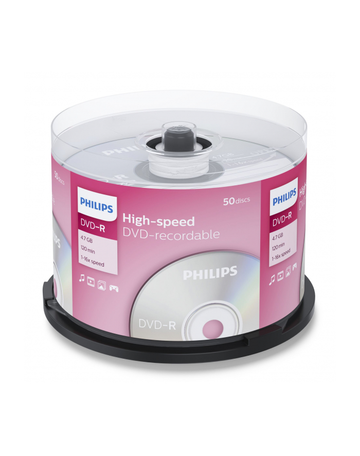 PHILIPS DVD-R 4,7GB 16X CAKE*50  DM4S6B50F/00 główny