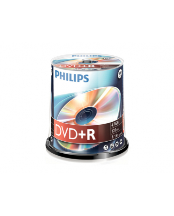 PHILIPS DVD+R 4,7GB 16X CAKE*100  DR4S6B00F/00