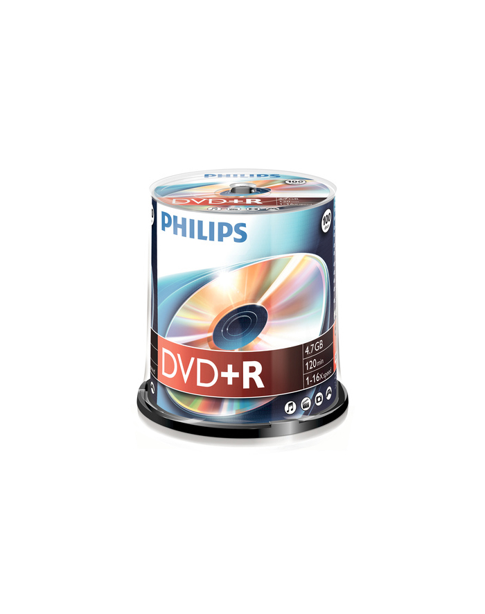 PHILIPS DVD+R 4,7GB 16X CAKE*100  DR4S6B00F/00 główny