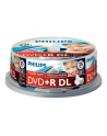 PHILIPS DVD+R 8,5GB 8X DL WHITE INKJET PRINT. CAKE*25  DR8I8B25F/00 - nr 1