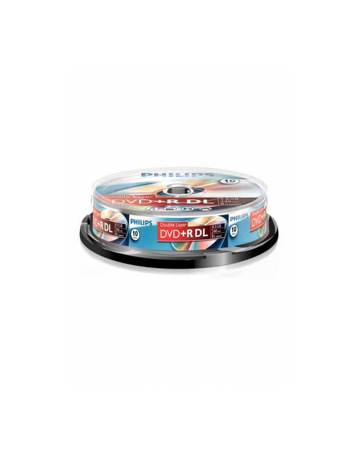 PHILIPS DVD+R 8,5GB 8X DOUBLE LAYER CAKE*10  DR8S8B10F/00 główny