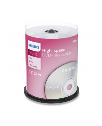 PHILIPS DVD-R 4,7GB 16X CAKE*100  DM4S6B00F/00 nr 1