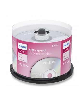 PHILIPS DVD-R 4,7GB 16X CAKE*50  DM4S6B50F/00 nr 1