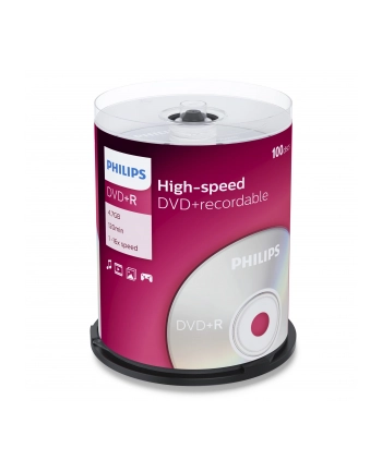 PHILIPS DVD+R 4,7GB 16X CAKE*100  DR4S6B00F/00 nr 1