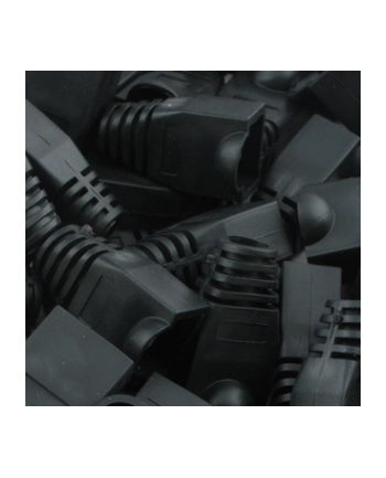 Netrack osłonka na wtyk RJ45 8p czarna (100 szt)