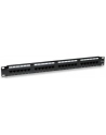Intellinet patch panel 19 cali 24 porty UTP kat.5e czarny - nr 19