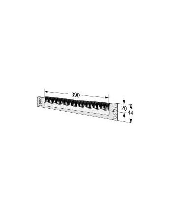 APRAnet Panel szczotkowy 19''  RAL 7035