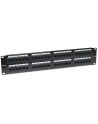 Intellinet patch panel 19' 48 porty UTP kat.5e czarny - nr 1