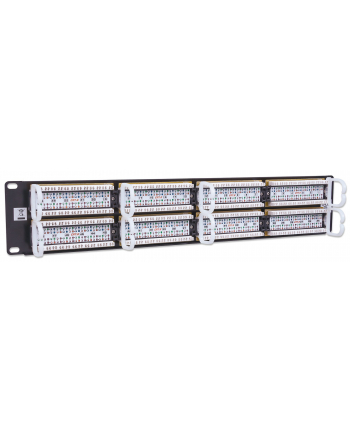 Intellinet patch panel 19'' 48 porty UTP kat.6 2U czarny