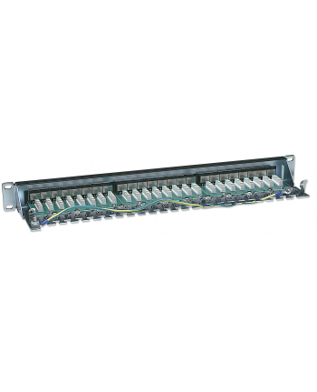 Intellinet patch panel 19'' 24 porty STP kat. 6 czarny