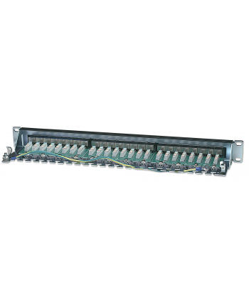 Intellinet patch panel 19'' 24 porty STP kat. 6 czarny