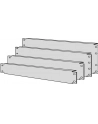 APRAnet Maskownica do szafy 19'', 2U, RAL 9005, czarna - nr 2