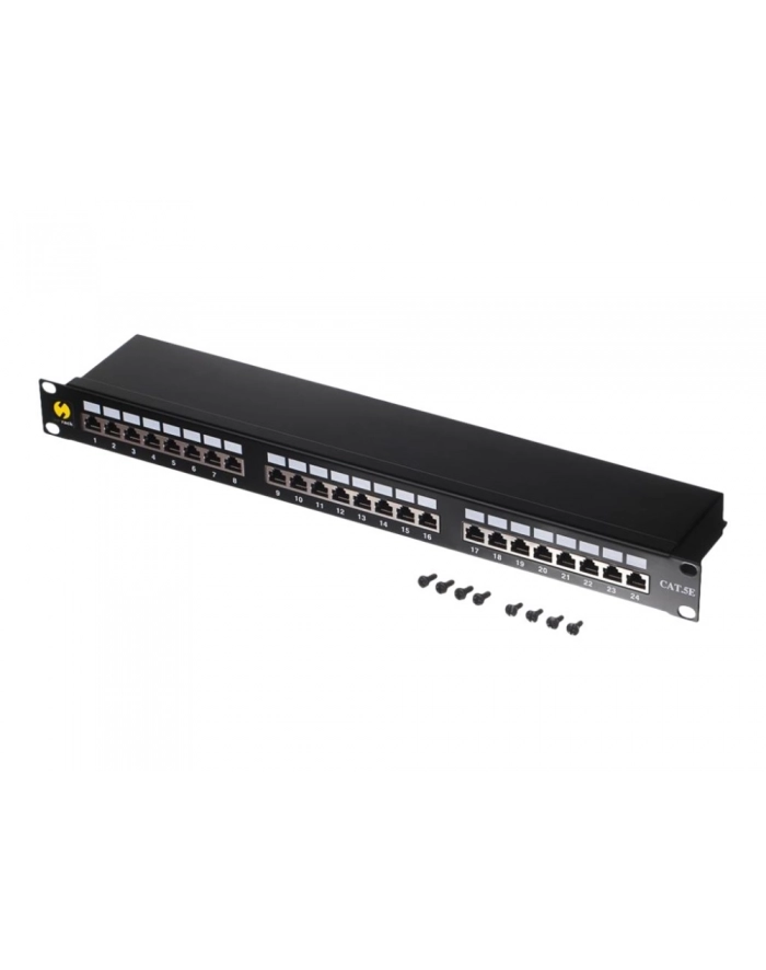 Netrack patchpanel 19'' 24-porty kat. 5e FTP LSA główny