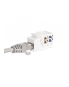 Netrack moduł Keystone Jack 1xRJ45 8p8c UTP Cat5e LSA z zaciskiem, biały - nr 7