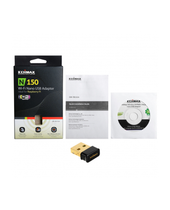 EDIMAX EW-7811UN WIRELESS KARTA USB 802.11N NANO SIZE 150Mbit Windows XP/Vista/7 nr 1