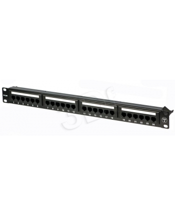 PATCHPANEL 19  1U 24xUTP CAT.6 z podporą ACT