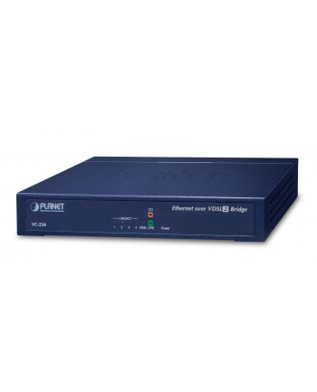 PLANET VC-234 Konwerter VDSL2 1xRJ-11  4xRJ-45  30A