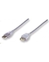 MANHATTAN Kabel USB 2.0 A-A przedłużacz 4.5m (srebrny)<br>[340502] - nr 11