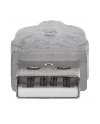 MANHATTAN Kabel USB 2.0 A-A przedłużacz 4.5m (srebrny)<br>[340502] nr 1