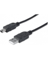 MANHATTAN Kabel USB 2.0 A-mini B długość kabla 1.8m<br>[333375] - nr 11