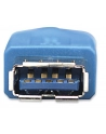 MANHATTAN Kabel USB 3.0 A-A przedłużacz 2m, niebieski<br>[322379] - nr 2