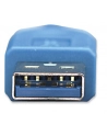 MANHATTAN Kabel USB 3.0 A-A przedłużacz 2m, niebieski<br>[322379] - nr 5