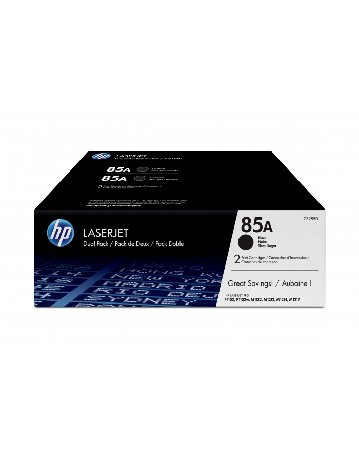 Toner HP do LJ P1102, P1102w, CE285A<br>[CE285AD] główny