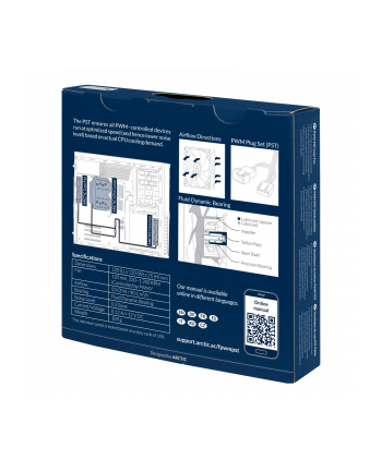 Wentylator ARCTIC COOLING F12 PWM (120x120x38.5)   (kontrola prędkości, łożysko FDB)