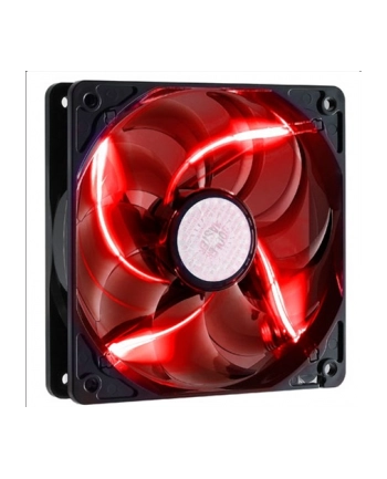 Wentylator COOLERMASTER  SickleFlow 120x120, łożysko ślizgowe o wysokiej trwałości, 19dBA, czerwone podświetlenie nr 1