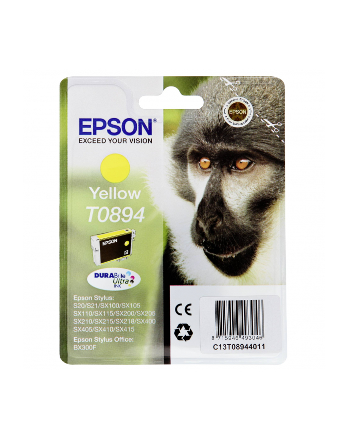 Tusz T0894 Yellow Epson Stylus S20/SXx05/ główny