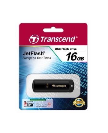 Transcend pamięć USB Jetflash 350 16GB Czarny nr 1
