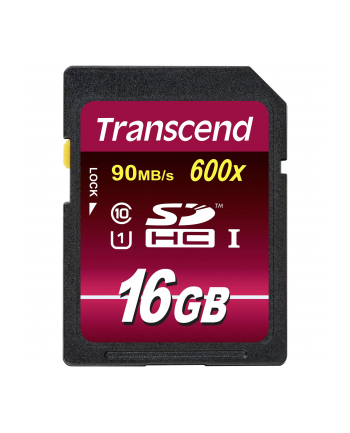 Transcend karta pamięci SDHC UHS-1  16GB Class 10 ULTIMATE HD VIDEO