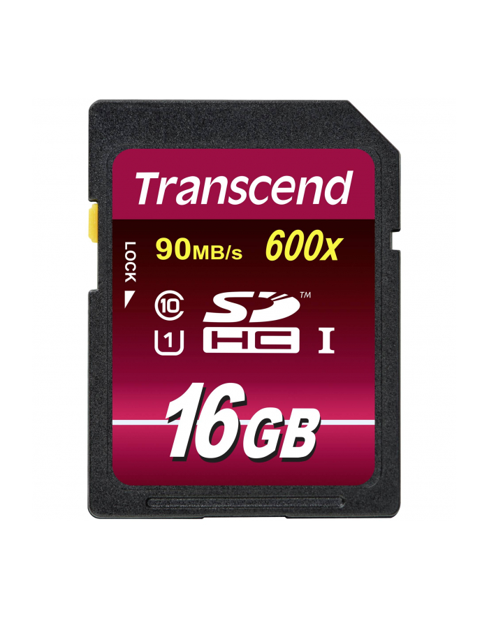 Transcend karta pamięci SDHC UHS-1  16GB Class 10 ULTIMATE HD VIDEO główny