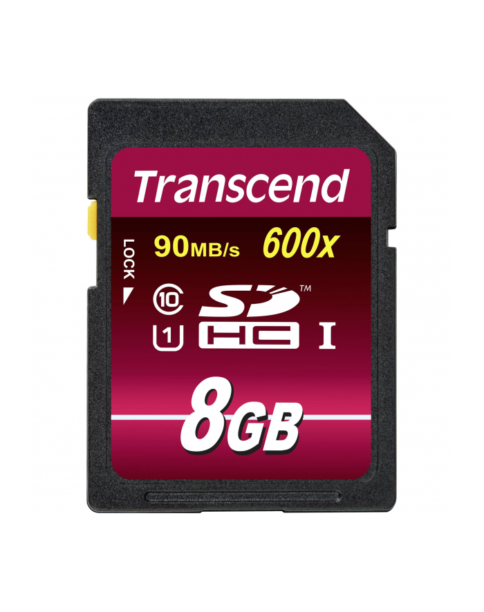 Transcend karta pamięci SDHC UHS-1 8GB Class 10 ULTIMATE HD VIDEO główny