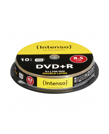 DVD+R DL DoubleLayer Intenso [ cakebox 10 | 8,5GB | 8x ]