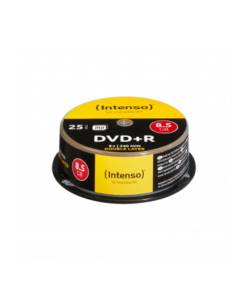 DVD+R DL DoubleLayer Intenso [ cakebox 25 | 8,5GB | 8x ]