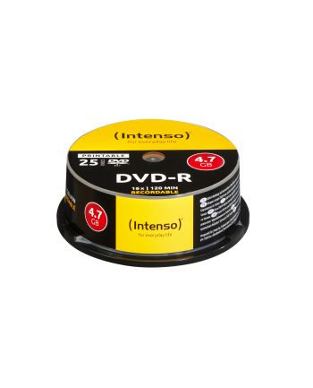 DVD-R Intenso [cake box 25|4.7GB|16x| do nadruku | Extra Fine Matt | Fullface]