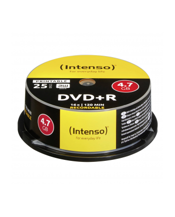 DVD+R Intenso [cake box 25|4.7GB|16x| do nadruku | Extra Fine Matt | Fullface]