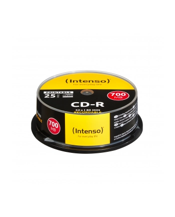 CD-R Intenso [ cake box 25 | 700MB | 52x ] do nadruku-Fullface nr 1