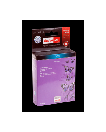 ActiveJet AB-1240CNX tusz błękitny do drukarki Brother (zamiennik LC1240C) nr 1