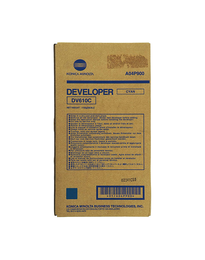 DV610C Developer Cyan główny