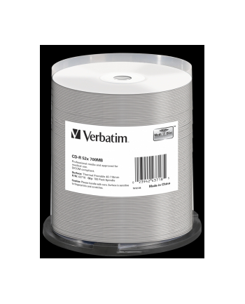 VERBATIM CD-R AZO(100-Pack)Spindle/Crystal/DLP/52x/700MB