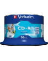 VERBATIM CD-R AZO 52X 700MB WIDE SILVER INKJET PRINTABLE NON ID - nr 12