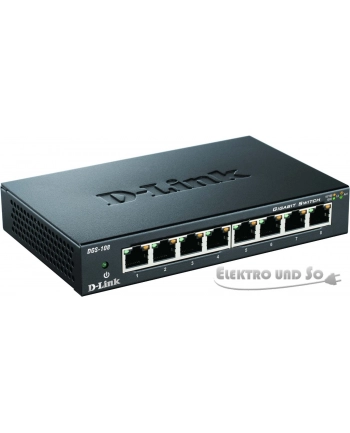 D-Link DGS-108 8-port Gigabit Metal Housing Desktop Switch nr 1