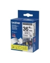 Taśma Brother 36mm BLACK ON WHITE ADHESIVE TAPE - nr 44